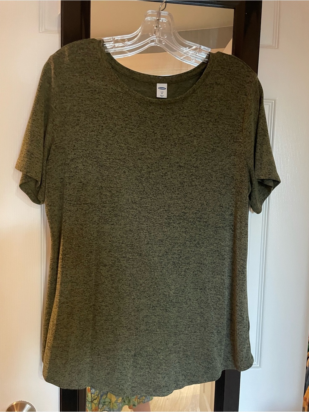 Old Navy Olive Green Short Sleeve Crewneck Tee